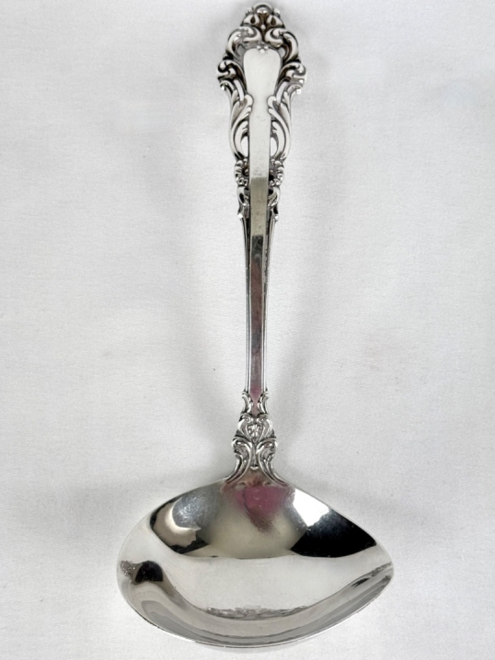 Vintage 1970s Grand Renaissance Sterling Silver Gravy Ladle Reed and Barton